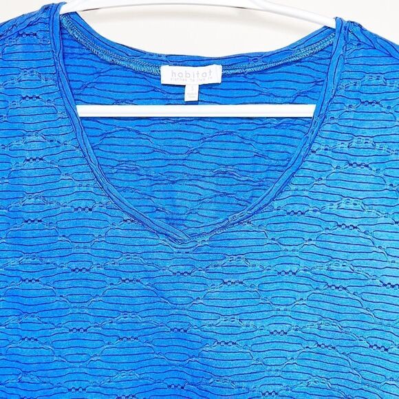 *Host Pick*NWT Habitat H58008 Cotton Swing Short Sleeve Top Womens Sz S/M - Picture 6 of 10